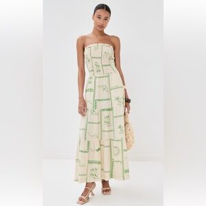 Dress To Rio Print Maxi Dress Size Small NWT